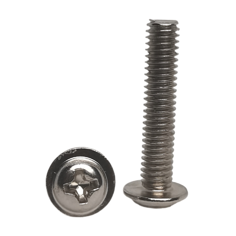 Stainless Steel Phillips Round Washer Screw Hex Head Truss Self Tapping Screw For Metal