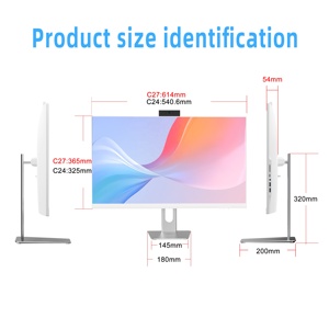 27นิ้ว I7 All-in-one <span class=keywords><strong>CPU</strong></span> รุ่น8th DDR4 16GB 512GB SSD LCD เกมเดสก์ท็อปพีซี monoblock AIO I7 I9แรม DDR3 - Product Image 5