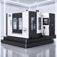 Nouveau centre d'usinage horizontal CNC industriel robuste BT50 avec magazine à 24 outils, haute productivité, moteur