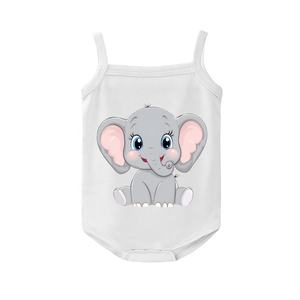 Nouveau design 100% coton blanc bébé barboteuse sans manches <span class=keywords><strong>gilet</strong></span> bébé body été coton bébé combinaison pour filles et garçons 0-24M - Product Image 3