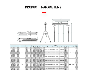 Grúa Móvil Plegable de Aluminio de 5t, Grúa Portátil Ajustable Ligera de Aluminio - Product Image 2