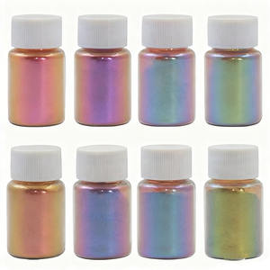 Косметический неорганический пигмент: оксид железа, эффект «волшебного хамелеона», сменный цвет, блестящий, для керамики, пигменты из слюды/диоксида титана, порошок Chico Fe2O3 - Product Image 1