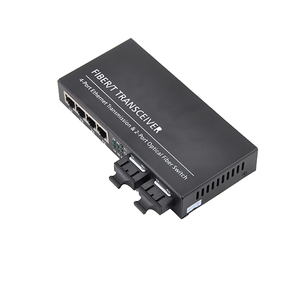 Convertidor de Medios de <span class=keywords><strong>Fibra</strong></span> Óptica UT-King 2*SC <span class=keywords><strong>Fibra</strong></span> 4*RJ45 10/100/1000Mbps 20km, Equipo de <span class=keywords><strong>Fibra</strong></span> Óptica <span class=keywords><strong>Monomodo</strong></span> - Product Image 3