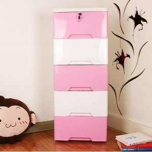 Cajones de almacenamiento modernos de plástico de 5 capas para niños, sala de estar, armario para bebés - Product Image 4