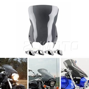 Offre Spéciale sport vélo grand tourisme 10 "moto pare-brise pare-brise pour Suzuki Boulevard M109R M50 M90 M800 M1500 2006-2019 - Product Image 2