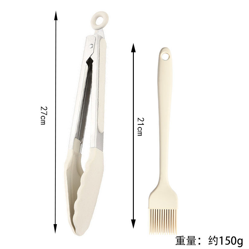 2PC - Tongs + Brush