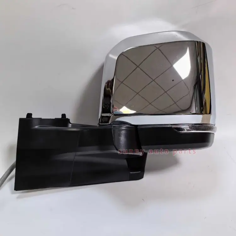 Gzsap Hiace 2019 7p Side gương Rear View gương cho TOYOTA màu xám chrome LED blinker có thể gập lại Vans