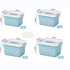 Extra large household storage box for organizing clothes and toys
