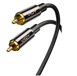 Rca Cable Audio Male To Male Hi-Fi SPDIF Stereo Coaxial Audio Cable For Subwoofer Home Theater HDTV Amplifier Speaker Soundbar