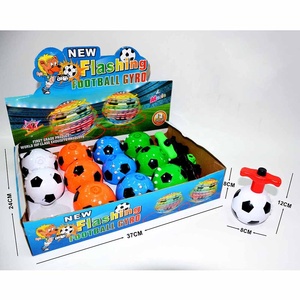 Juguetes de fiesta para niños, camisetas giratorias con luz, puntera giratoria de fútbol, equilibrio eléctrico - Product Image 6