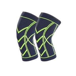 อุปกรณ์พยุงเข่าแบบถัก ระบายอากาศได้ดี สำหรับปั่นจักรยาน วิ่ง ฟิตเนส สำหรับทุกเพศ สีดำ สีเขียว JBYX-021 - Product Image 3