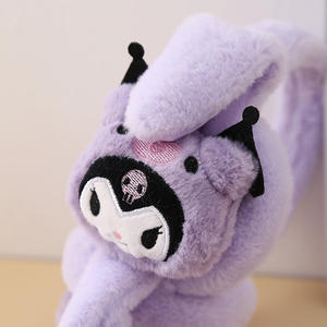 Chauffe-oreilles en peluche pour filles d'hiver, mignons, en coton PP, style <span class=keywords><strong>TikTok</strong></span>, anti-gel, pour garder <span class=keywords><strong>les</strong></span> oreilles au <span class=keywords><strong>chaud</strong></span> et permettre de bouger <span class=keywords><strong>les</strong></span> oreilles - Product Image 3