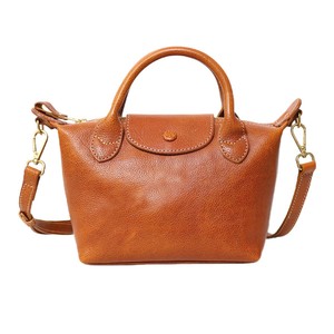 Bolso de solapa Nasman de piel de vacuno curtida vegetalmente de primera calidad para mujer, bandolera, marrón, café, negro, primavera 2025 - Product Image 5
