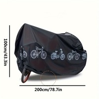 Housse de vélo imperméable et anti-poussière, protection contre la pluie extérieure et le stockage en intérieur pour les vélos de montagne