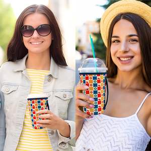 Funda Aislante Reutilizable para Vasos de <span class=keywords><strong>Café</strong></span> Helado, para Bebidas Frías, Funda de Neopreno para Vasos de <span class=keywords><strong>Café</strong></span> Frío, 16-32 oz - Product Image 6
