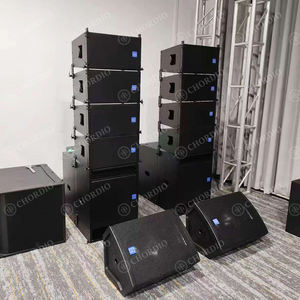 Système de sonorisation Line Array CHORDIO VN110 haute puissance, haut-parleur <span class=keywords><strong>10</strong></span> pouces (133 dB <span class=keywords><strong>SPL</strong></span>) + caisson de basses 18 pouces + processeur audio, garantie de 2 ans - Product Image 5