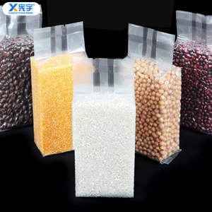 Sac <span class=keywords><strong>de</strong></span> conservation alimentaire en nylon épais sous vide, laminé transparent, avec fermeture à compression pour riz, céréales et flocons d'avoine - Product Image 1
