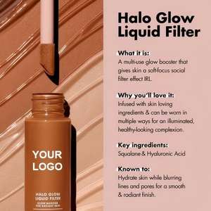 Base de Maquillaje Vegana y Cruelty-Free <span class=keywords><strong>Elf</strong></span>, Cobertura Total, Resistente al Agua, Acabado Mate, Efecto Halo Glow, Corrector Líquido Multifacético de Larga Duración - Product Image 4