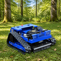 Tondeuse à gazon télécommandée à chenilles, à essence, 224cc, pour terrains en pente, villas et terrasses, CE Euro 5 EPA, direct usine