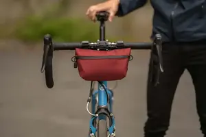 Viagem Ciclismo Folding Front Frame Bike Bag Elegante Waterproof Mountain Handlebar Pouch