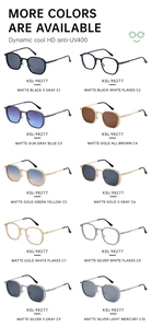 Gafas de Sol Partagas al por Mayor, Modernas, de Diseño, con Logotipo Personalizado, Montura Cuadrada de Metal con Bisagras de Resorte, Protección UV400, para Hombre y <span class=keywords><strong>Mujer</strong></span> - Product Image 5