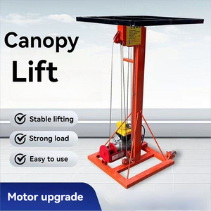 Factory Direct <strong>Hoist</strong> 300kg Load AC <strong>Service</strong> Lift 4.9m Reinforced Steel for Ceiling Unit Mounting Wire Rope Sling Type - Product Image 5
