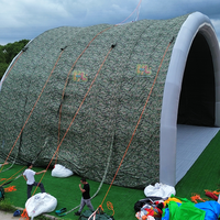 Abri Gonflable Géant pour Hangar, Tente Personnalisée à Grande Portée, Abri pour Avions Robuste en PVC, Résistant aux UV et Imperméable pour l'Extérieur