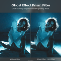 Filtre Prisme Double Face Effet Ghosting 82mm Professionnel pour Appareil Photo – Accessoire de Photographie en Verre Optique