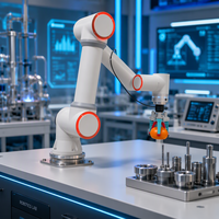 Robots collaboratifs de 5 kg ou 10 kg de charge utile avec ventouses ou pinces personnalisables pour chaque bras