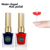Vernis à ongles permanent professionnel 15ml Halal à base d'eau séchage rapide séchage à l'air régulier Collection de vernis à ongles normaux