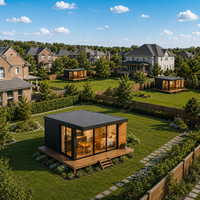 Fabricant professionnel de maisons modulaires préfabriquées pour jardins, avec capacité totale de projet pour les projets ou les distributeurs