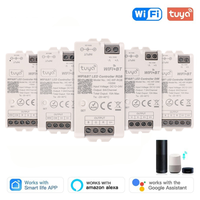 Contrôleur LED Tuya WiFi Zigbee pour bande LED DIM CCT RGB RGBW RGBCCT DC12V-24V Alexa Google Smart Life, variateur LED