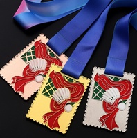 Médaille promotionnelle personnalisée en alliage de zinc durable, fabriquée en or, argent, bronze, gravée, marathon, course à pied, triathlon, sport, finisseur