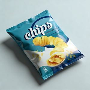 Sachet personnalisé en aluminium thermoscellable pour chips, sachet Mylar pour chips de banane, emballage alimentaire, pochette oreiller pour chips et aliments - Product Image 5