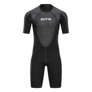 Muta da Sub Intera all'Ingrosso in Neoprene da 3mm con Zip Posteriore a Manica Corta per Immersioni, Surf <span class=keywords><strong>e</strong></span> Snorkeling per Uomo <span class=keywords><strong>e</strong></span> Donna - Product Image 2