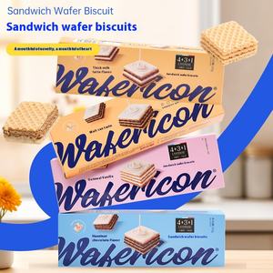 <span class=keywords><strong>Galletas</strong></span> Wafer Cremosas Rellenas 105g |   Surtido de Latte con Sabores a Avellana, Chocolate, <span class=keywords><strong>Avena</strong></span> y Vainilla para Meriendas y Pausas para Café - Product Image 6