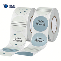 Autocollants en vinyle PVC transparents découpés sur mesure, étanches, avec logo personnalisé OEM/ODM pour emballage de tasses et mugs