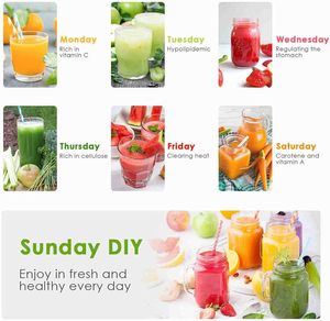 Blender centrifugeuse portable pour la maison, 400W, électrique, avec lame en acier inoxydable et moteur silencieux - Product Image 3