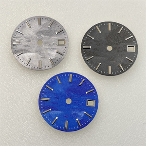 Esfera de Reloj con Textura de Meteorito, Marcadores <span class=keywords><strong>Luminosos</strong></span> de Metal Pulido en <span class=keywords><strong>3D</strong></span>, Compatible con NH35 Directo de Fábrica, Personalizable OEM - Product Image 6