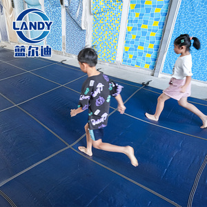 Copertura di Sicurezza per <span class=keywords><strong>Piscina</strong></span> Landy PP Walk-on, Resistente ai Raggi UV, Anti-alghe, Certificata ASTM, Copertura Solida per Piscine Interrate Greche - Product Image 1
