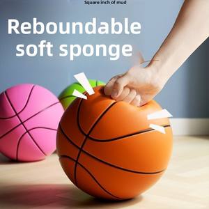Ballons <span class=keywords><strong>de</strong></span> <span class=keywords><strong>basket</strong></span> silencieux-taille 7, 5 et 3 avec texture 3D | Ballons <span class=keywords><strong>de</strong></span> <span class=keywords><strong>basket</strong></span> intérieurs silencieux en mousse dribble pour l'entraînement | <span class=keywords><strong>Rebond</strong></span> silencieux - Product Image 5