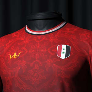 ชุดฟุตบอลทีมชาติซีเรีย แบบสั่งทำพิเศษ ปี 2024 พิมพ์โลโก้ ชื่อ และหมายเลข คุณภาพสูง ดีไซน์เสื้อสโมสรฟุตบอล - Product Image 4