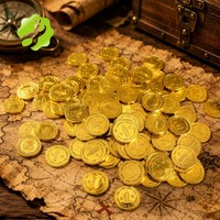 2024 défi écologique pas cher pièce d'or de jeu de jeton en plastique personnalisé