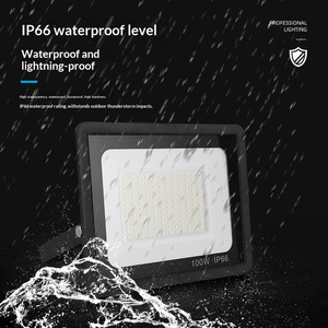 Well Sell Floodlight Ultra-thin 100W 200W IP66 Waterproof Outdoor Garden Lighting <b>Projector</b> <b>Light</b> Cross-border Stock - Product Image 4
