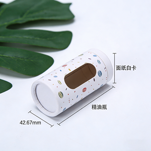 Biodegradable Luxury Cylindrical Printed logo Cardboard Tubes Sunglasses Cylinder Shape Paper Tube <b>clear</b> window - Product Image 3