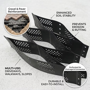 Grille <span class=keywords><strong>de</strong></span> stabilisation en HDPE alvéolaire écologique <span class=keywords><strong>de</strong></span> haute qualité pour la stabilisation des sols des routes et des murs <span class=keywords><strong>de</strong></span> soutènement - Product Image 1