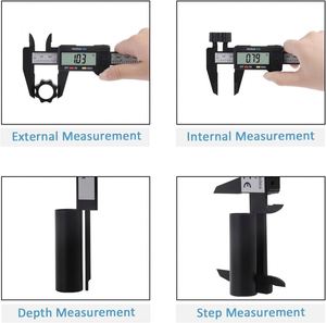 Calibrador Digital, Micrómetro Digital Vernier con Pantalla LCD Grande, Calibrador de 6 Pulgadas - Product Image 2