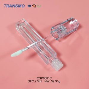 Tubes à gloss transparents personnalisables en plastique 5 ml, conteneur carré pour rouge à lèvres et gloss, usage industriel - Product Image 5