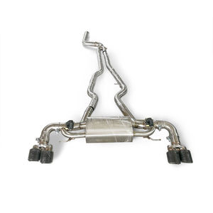 Système d'échappement Cat Back de performance de course Toyota Supra A90 3.0T 2019-2024 avec soupape électronique et embout en fibre de carbone - Product Image 1