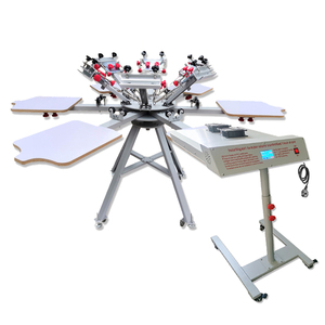 Của nhãn hiệu Màn hình máy in bạch tuộc 6 màu 6 trạm pulpo de serigrafia may mặc Màn hình in ấn - Product Image 5